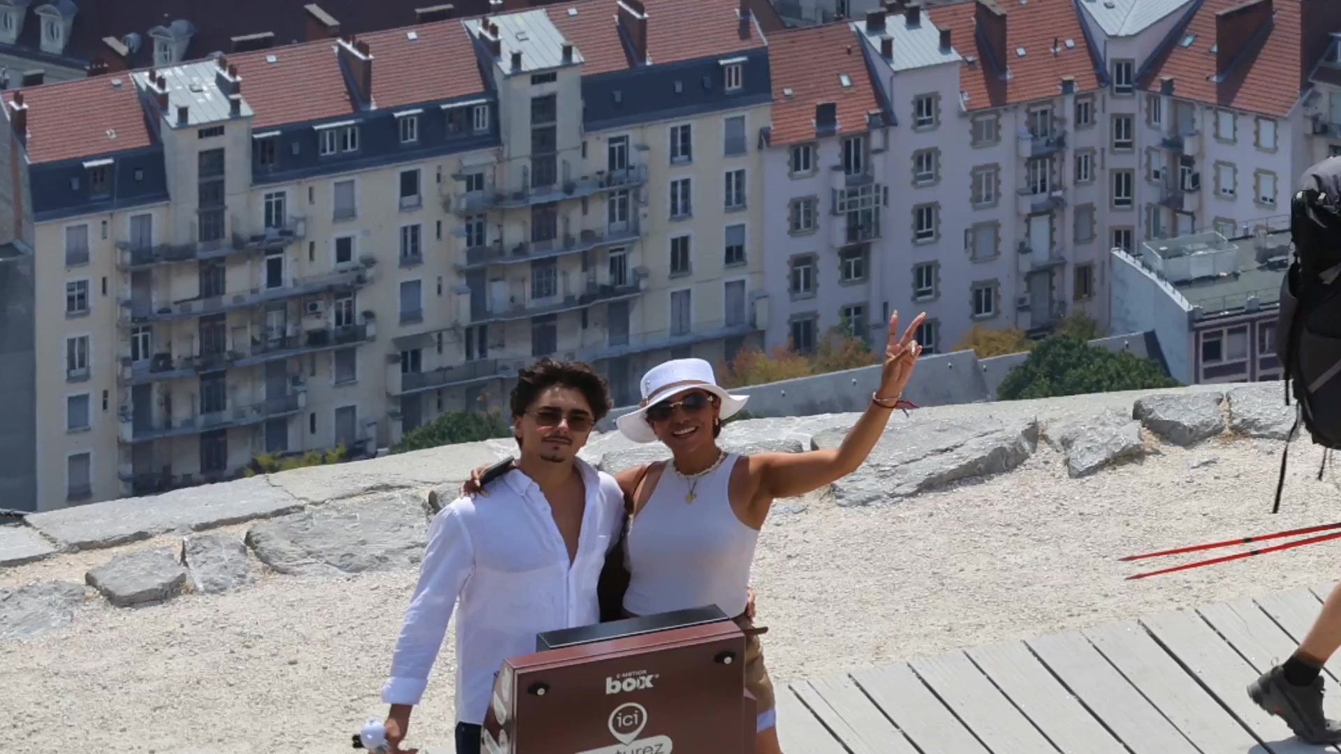 Visiteurs captés à la Bastille
