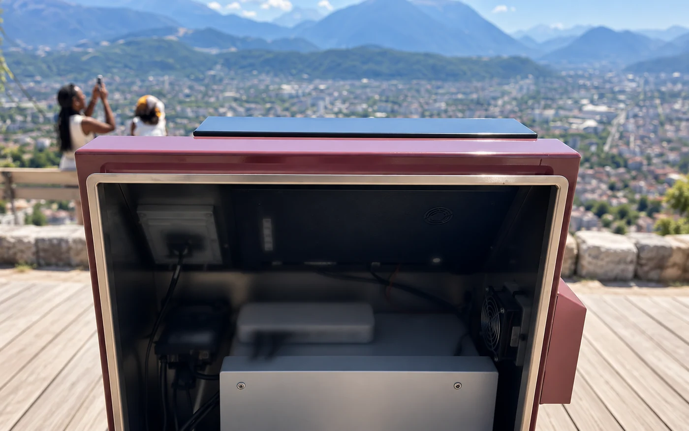 E-motion interactive kiosk and embedded technology presented without exposing confidential implementation details